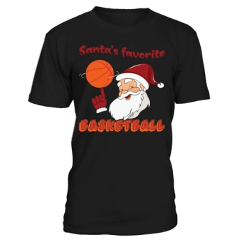 Christmas Sports Santa's Favorite Basketball