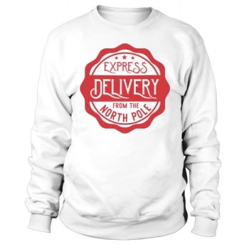Express Delivery From The North Pole Christmas Sweatshirt