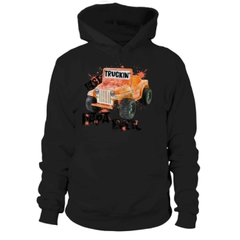 Best Truckin Papa Ever Sublimation Hoodies