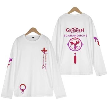 Trendy Genshin Impact Scaramouche Anime Sweatershirt