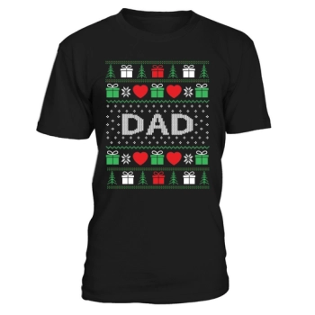 Dad ugly christmas vector