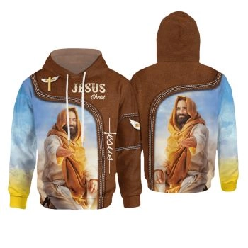  Pretty Colorful Crosses Pattern Jesus Hoodie