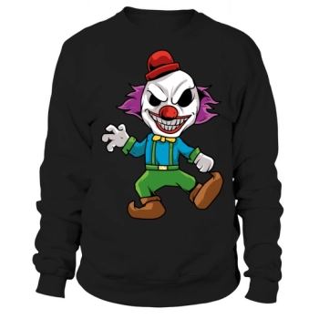 Halloween Cartoon Scary Clown Sweatshirt