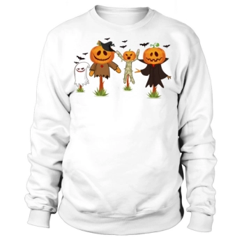 Halloween Pumpkin Scarecrow Sweatshirt