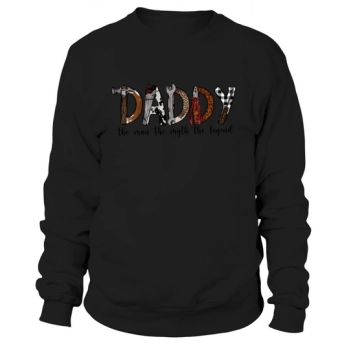 Daddy the man the myth the legend Sublimation Sweatshirt