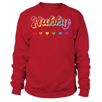 Rainbow Hubby LGBTQ Pride Sweatshirt