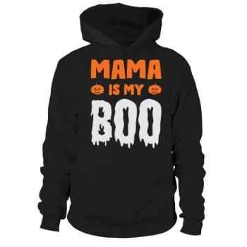 Halloween Mama Is My Boo Baby Hoodies