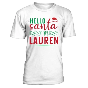 Hello Santa, my name is Lauren.