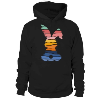 Easter Bunny Easter Bunny Boys Easter Retro Hoodies