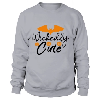 Wicked Cute Halloween Pumpkin Costume Sweatshirt