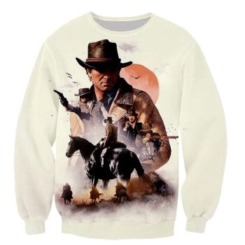 Red Dead Redemption Fashion 3D Printed Sweatshirts
