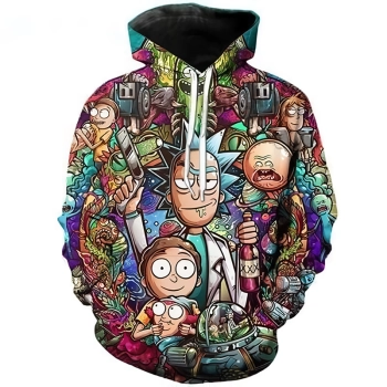 Rick and Morty Hoodie 3D Print Unisex Sweatshirt