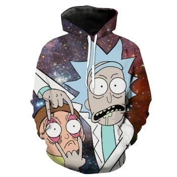 Rick and Morty Hoodie &#8211; Rick and Morty Eyes Clothes