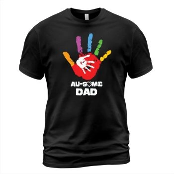 Autism Dad Hands Autism Awareness