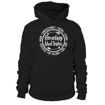 Elementary School Teacher Vintage Funny Gift Hoodies