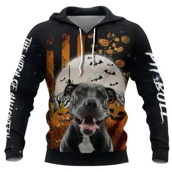 Popular Black Dog Pattern Animals Hoodie