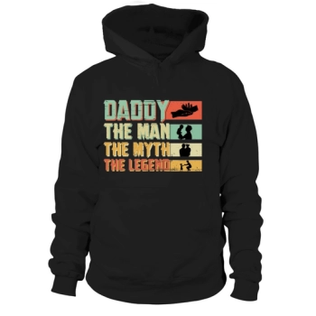 Daddy. The Man. The myth. The Legend Sublimation Hoodies