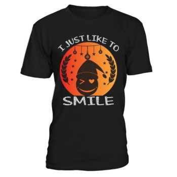 I Just Like to Smile Christmas T-Shirt