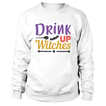 Halloween Drink Up Witches Sweatshirt