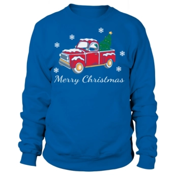 Merry Christmas Tree with Red Sweatshirt