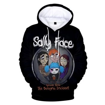 Sally Face Hoodies &#8211; Sally Face Game Series Game Character Sally Team Hoodie