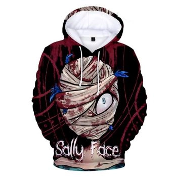 Sally Face Hoodies &#8211; Sally Face Game Series Game Character Sally Terror Hoodie
