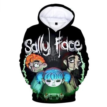 Sally Face Hoodies &#8211; Sally Face Game Series Sally Face Poster Hoodie