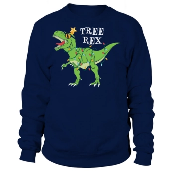 Tree Rex Funny Christmas Trex Tree Sweatshirt