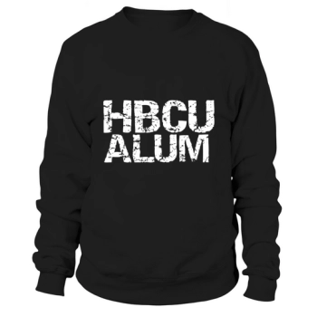 HBCU ALUM Distressed Black College Alumni Sweatshirt