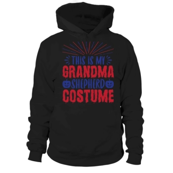 This Is My Grandma Shepherd Costume Hoodies