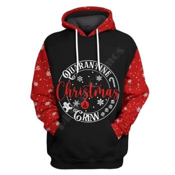  Pretty And Vintage  Black Alphabet  Pattern Christmas Hoodie