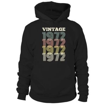 Vintage 1972 - 50 Years Old - 50th Birthday Gift Hoodies