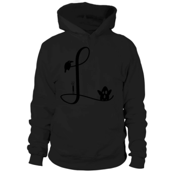 Halloween Alphabet Clipart L Hoodies