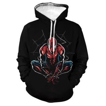 Spider 3D Printed Hoodies &#8211; Men Hooded Sweatshirts
