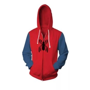 Spiderman Hoodies &#8211; Spiderman Super hero 3D Zip Up Hoodie