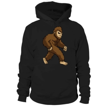 Halloween Cartoon Bigfoot Hoodies