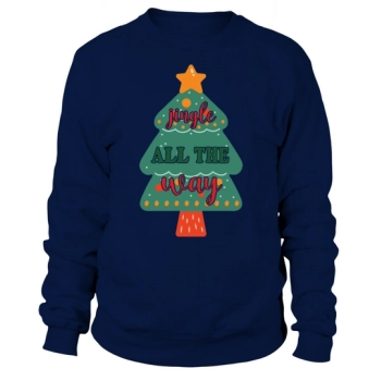 Jingle All The Way Christmas Tree Sweatshirt