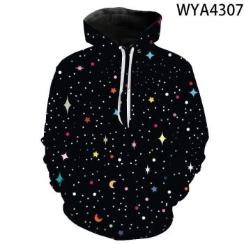 Starry Sky Hoodies Sweatshirt &#8211; 3D Printed Pullover