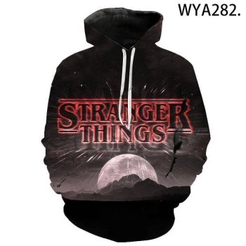 Stranger Things Hoodies &#8211; Fashion 3D Printed Streetwear Pullover