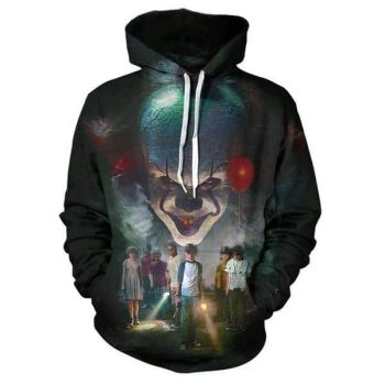 Suicide Squad 3D Printed Hoodies &#8211; Joker Hooded Pullover Sweatshirt