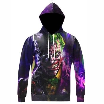 Suicide Squad Joker 3D Hoodies &#8211; Hooded Sweatshirt Hip Hop Pullovers