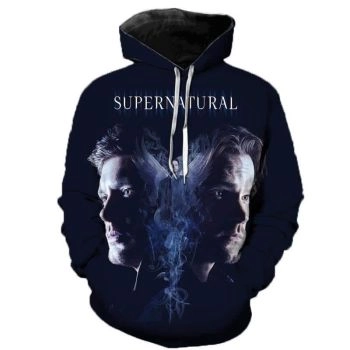 Supernatural 3D Print Hoodie &#8211; Fashion Sweatshirt Trendy Streetwear