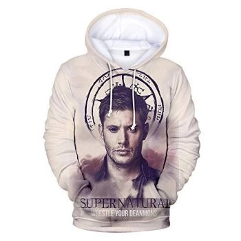 Supernatural Hoodies &#8211; Unisex 3D Print Hooded Pullover Sweatshirt