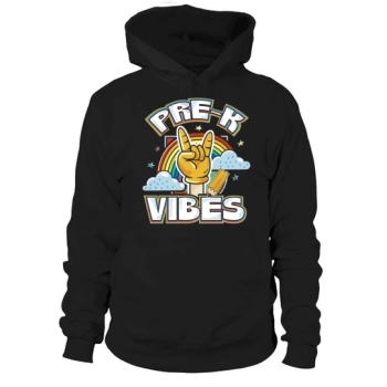 Pre-k Vibes Back To School Get Ready For School Pr Hoodies