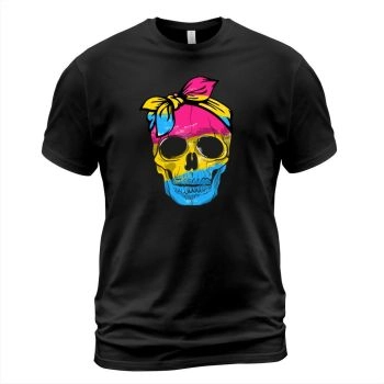 Pansexual Lgbtq Skull Gay Pride