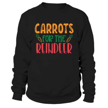 Merry Christmas Carrots for the Reindeer 01 Sweatshirt