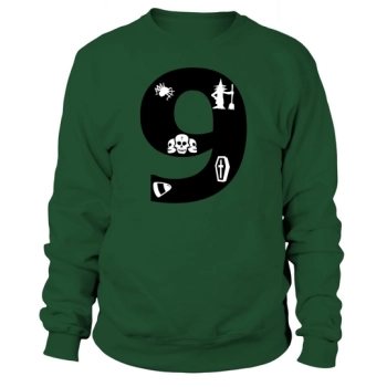 Halloween Alphabet Numbers Clipart 9 Sweatshirt