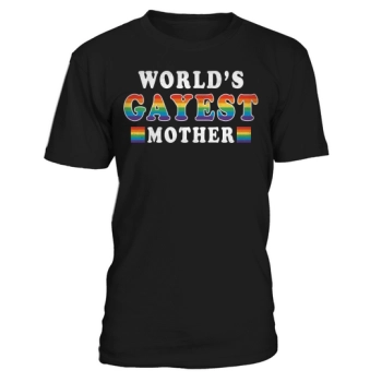 Mother Day Pride Rainbow Worlds Gayest Mother