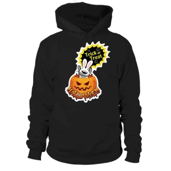 Tricks and treats surprise for bunny Hoodies