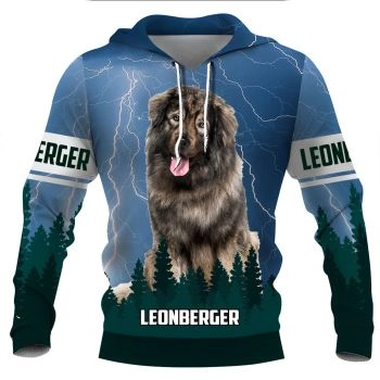 Generous And Beautiful Blue Dog Pattern Animals Hoodie